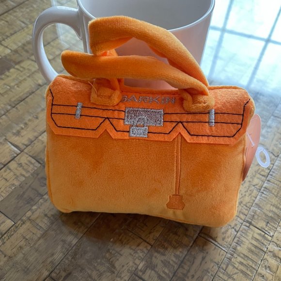 Other - NWT Haute Diggity Hermes BARKIN Handbag Squueky Dog Toy